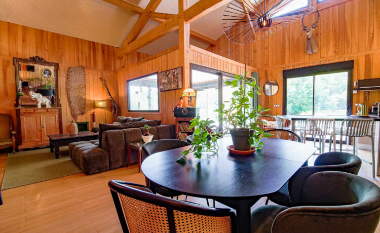 Maison en bois 138 m² avec piscine ? Environnement campagne ? Proche Eugénie les Bains 3